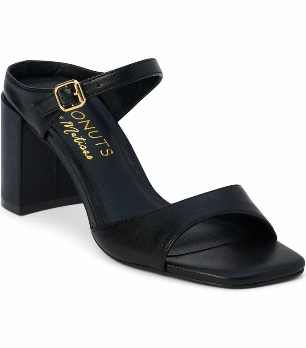 NEW IN BOX Coconuts by Matisse  Donnie Black Leather Block Heel